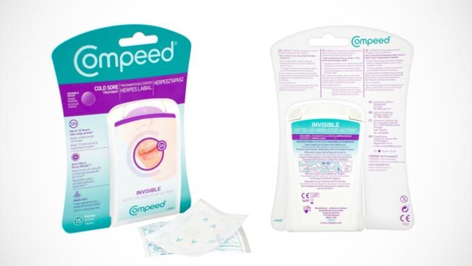 COMPEED TOTAL CARE Invisible Cold Sore Patch